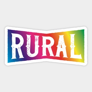 Rural Gay Sticker